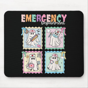 Emergency Department Funny Er Nurse Halloween Soky Mouse Mat