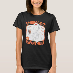 Emergency Department Funny Halloween Nurse Essenti T-Shirt