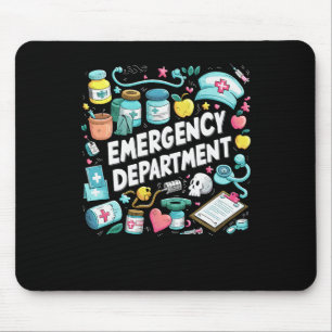 Emergency Department Groovy Er Crew Nurse Room Ste Mouse Mat