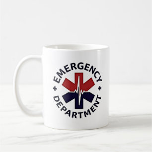 Emergency Department – Minimalist Circular Emblem Coffee Mug