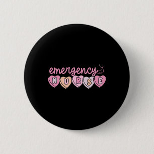 Emergency Department Nurse Hearts Er Rn Ed Valenti 6 Cm Round Badge