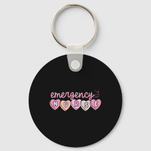 Emergency Department Nurse Hearts Er Rn Ed Valenti Key Ring
