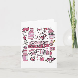 Emergency Department Nurse Valentine Er Nurse Ed N Card