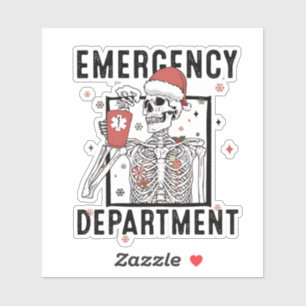 Emergency Department Skeleton Nursing Coffee Lover