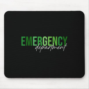 Emergency Department St Patricks Day Emergency Roo Mouse Mat