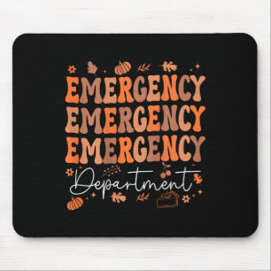 Emergency Department Thanksgiving Ed Nurse Er Nurs Mouse Mat