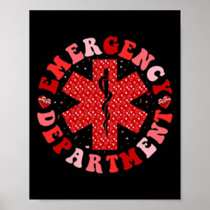 Emergency Department Valentine Er Nurse Valentines Poster