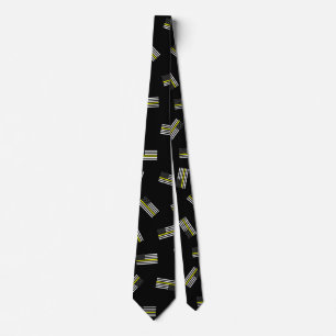 Emergency Dispatcher Flag Pattern Tie