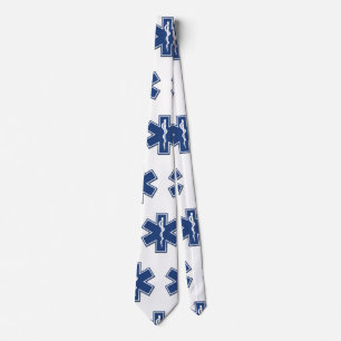 Emergency EMS Logo   Tie