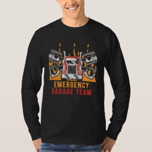 Emergency Garage Team Mechanic Friends Car Repair T-Shirt