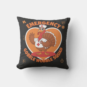 Emergency Gobble Wobble Squad The Ultimate Fun Cushion