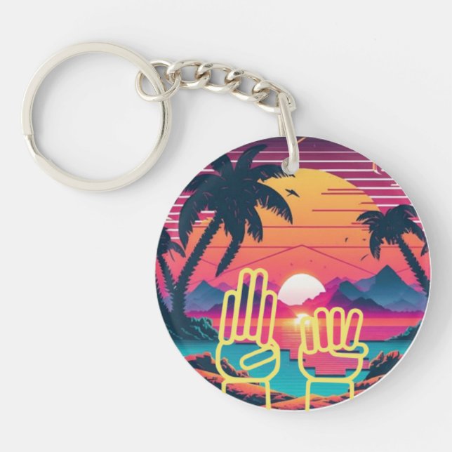 Emergency Help Keychain (Front)