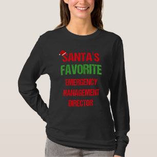 Emergency Management Director Funny Pajama Christm T-Shirt