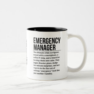 Emergency Manager Two-Tone Coffee Mug