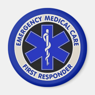 Emergency Medical Care First Responder Magnet