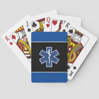 Emergency Medical Logo Playing Cards