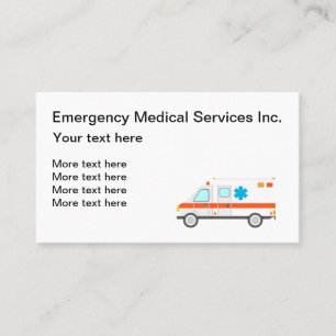 Emergency Medical Services Business Card