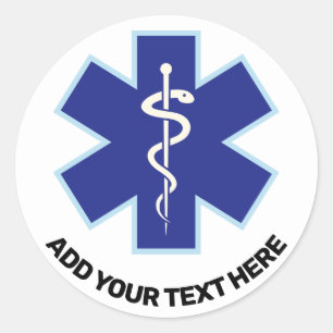 Emergency Medical Services Paramedic  Classic Round Sticker