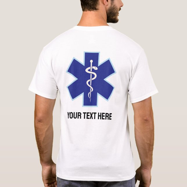 Emergency Medical Services Paramedic T-Shirt (Back)