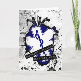 emergency medical services week holiday card