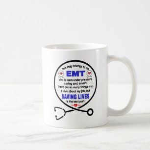  Emergency Medical Technician Gift. EMT Gift Coffee Mug