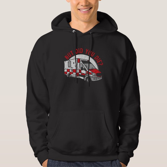 Emergency Medical Technician Healthcare EMT Parame Hoodie (Front)