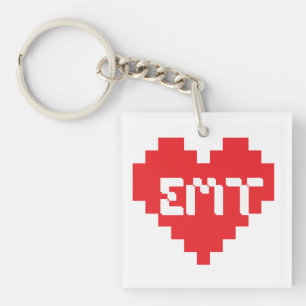 emergency medical technician medic ems emt health key ring