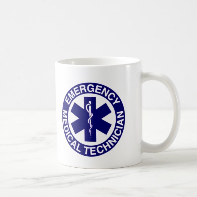 EMERGENCY MEDICAL TECHNICIANS EMT COFFEE MUG (Right)