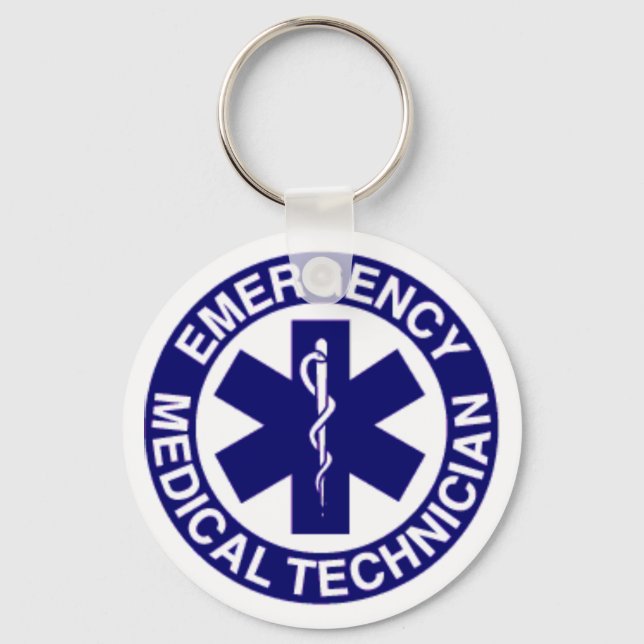 EMERGENCY MEDICAL TECHNICIANS EMT KEY RING (Front)