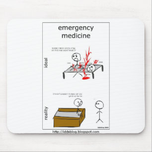 Emergency Medicine Comic Mousepad