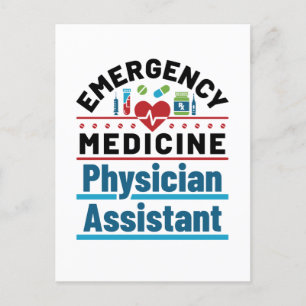 Emergency Medicine Physician Assistant Postcard