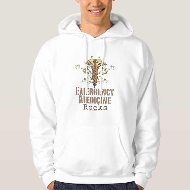 Emergency Medicine Rocks Hoodie (Front)