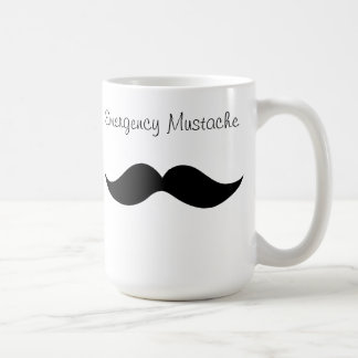Emergency Moustache Cofee Mug