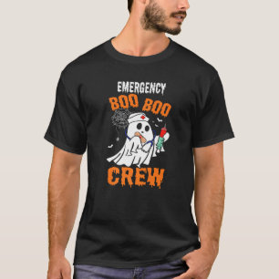 Emergency Nurse Boo Crew ER Nurse Nursing Hallowee T-Shirt