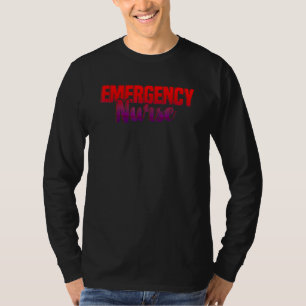 Emergency Nurse Cna Nursing Medicine Hospital Clin T-Shirt