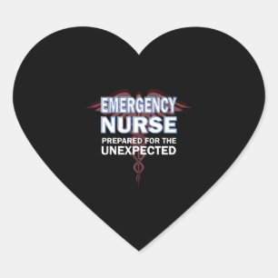 Emergency nurse - Emergency nurse prepared for the Heart Sticker
