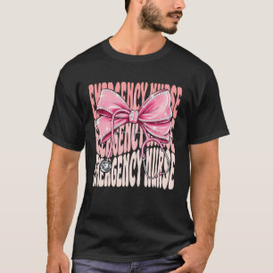 Emergency Nurse Week Day for Women Pink Coquette B T-Shirt