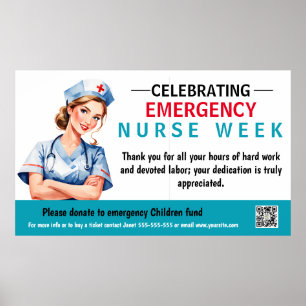 Emergency Nurses week is observed yearly Poster