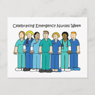Emergency Nurses Week October Postcard