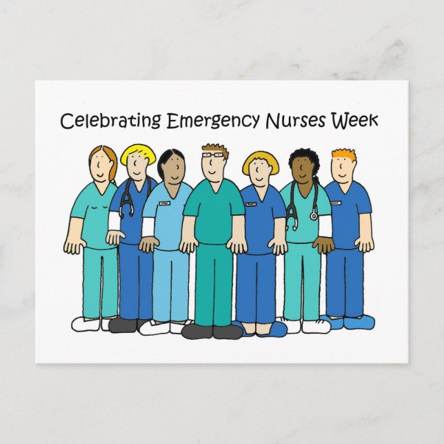 Emergency Nurses Week October Postcard (Front)