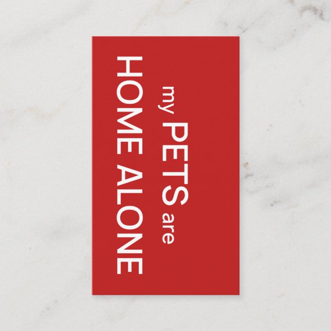 Emergency Pets Business Card (Front)