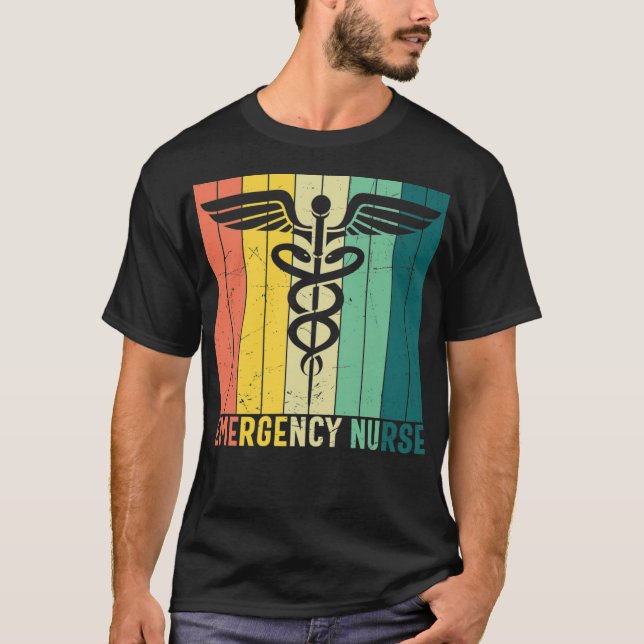 Emergency Room Nurse ER Nurse (1) funny nurse  T-Shirt (Front)