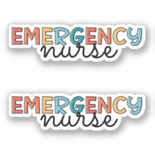 Emergency Room Nurse ER Nurse Retro