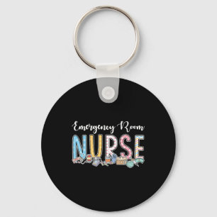 Emergency Room Nurse Gift Idea Key Ring