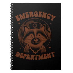 Emergency Room Nurse Racoon ER Nursing Emergency D Notebook