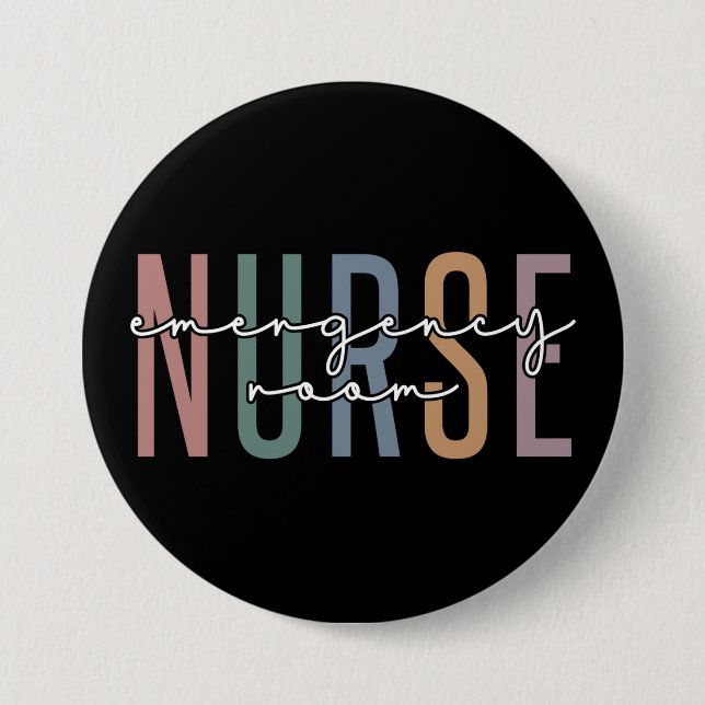 Emergency Room nurse RN Future nurse gifts 7.5 Cm Round Badge (Front)