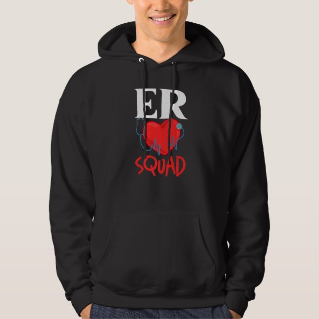 Emergency Room Technician ER Nurse Hospital Depart Hoodie (Front)