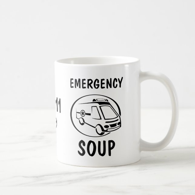 Emergency Soup Coffee Mug (Right)