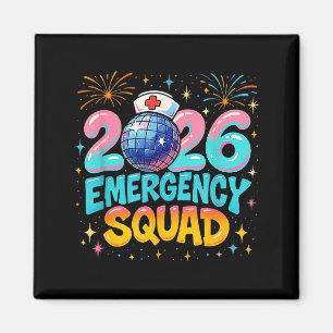 Emergency Squad New Year 2026 Medical Crew Nurse E Magnet