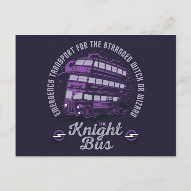 Emergency Transport - The Knight Bus Invitation Postcard (Front)